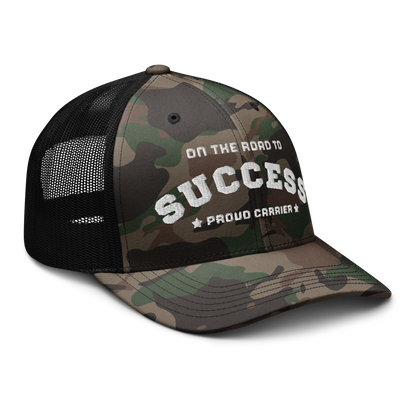 Camouflage trucker hat