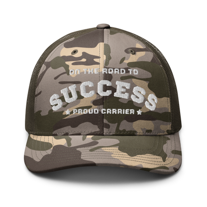 Camouflage trucker hat